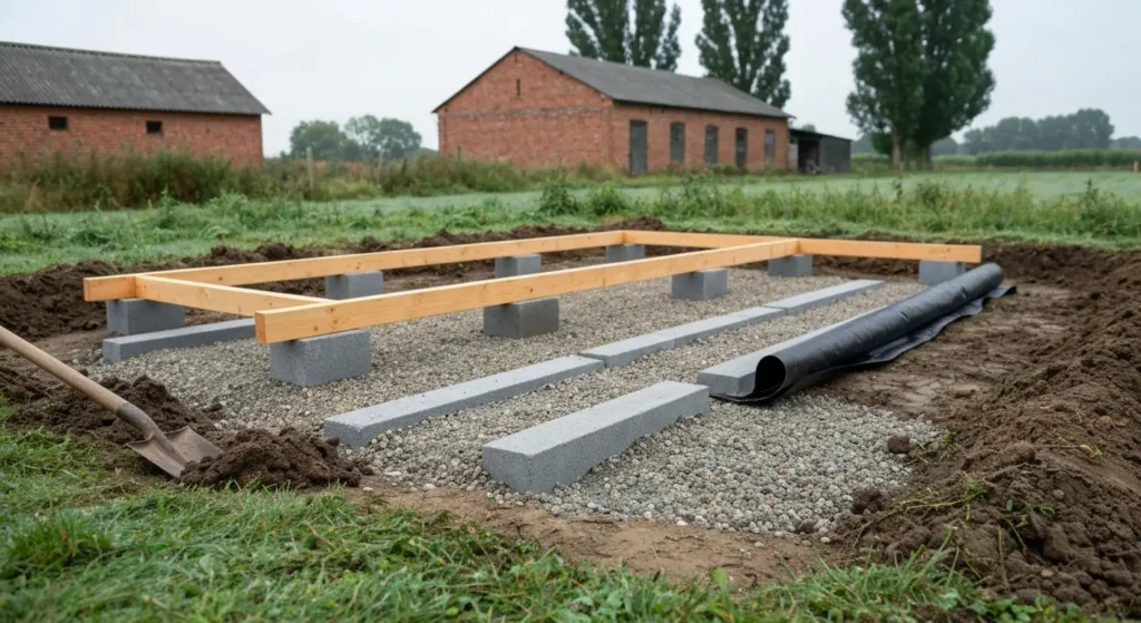 Fundament pod kurnik – przygotowanie podłoża i ochrona przed wilgocią