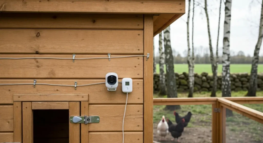 Monitoring kurnika – dobór kamery, czujników i alarmów dla małego stada